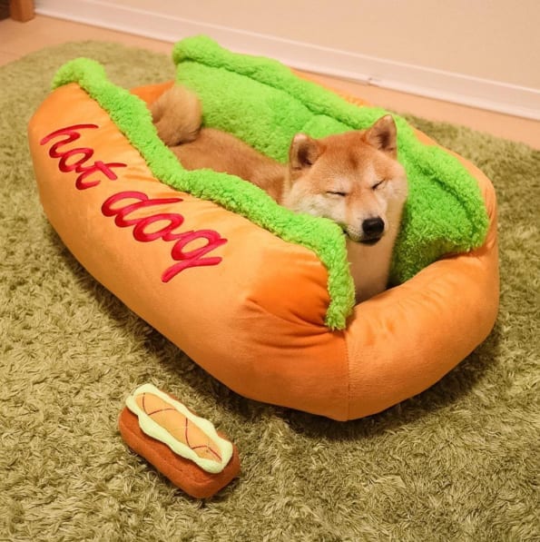 Hot Dog Bed For Dogs And Cats