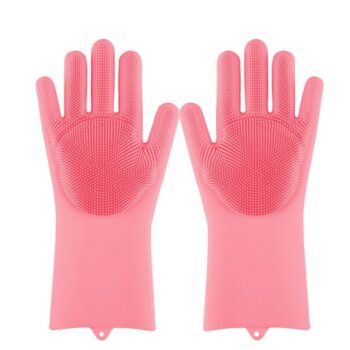 Magic Silicone Washing Sponge Gloves