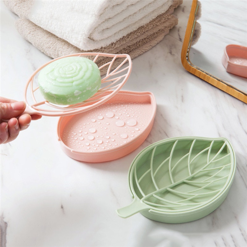 Stylish Ceramic Leaf Soap Dish