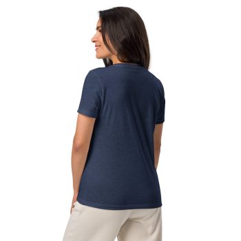 womens relaxed v neck t shirt heather navy back 66a7ec38d1200
